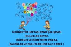 İlköğretim Haftası Pano Çalışması