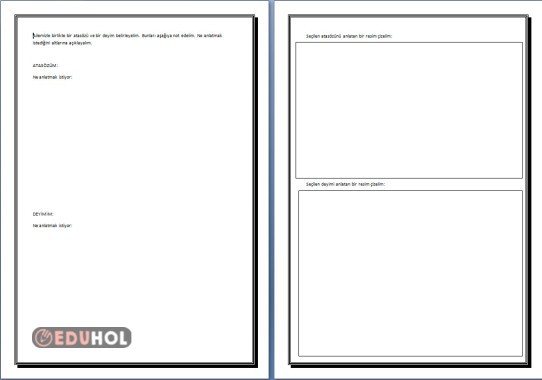 DİLİMİZİN ZENGİNLİKLERİ PROJESİ DEYİM VE ATASÖZÜ ETKİNLİK KAĞIDI