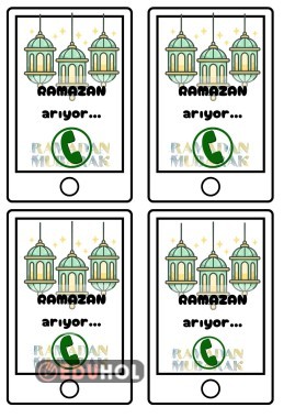 ramazan hediyelikleri için etiket