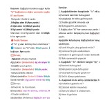 -Ki Ekinin Yazımı ve İstisnalar