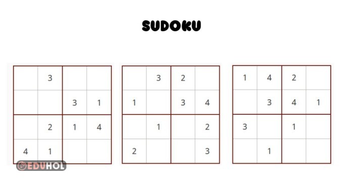 basit sudoku, serbest etkinlik