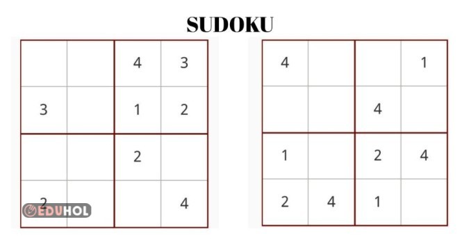Sudoku serbest etkinlik