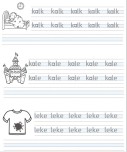 kel kal kalk kale leke kelimeleri yazımı