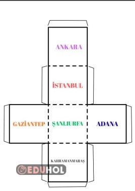 1.Sınıflar için küp okuma 3 farklı