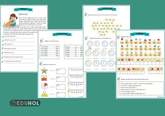 3. sınıf Mart Ara Tatil Ödevi 4 sayfa-2.seri