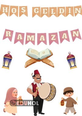 Hoşgeldin Ramazan Kapı Süsü