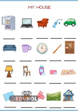MY HOUSE İngilizce 3.sınıf 6.ünite etkinlik