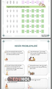 Kesir sıralaması ve kesir problemleri