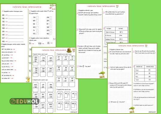 Matematik genel tekrar 3.sınıf