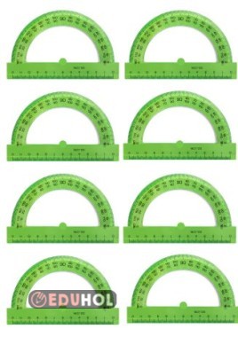 Renkli büyük-küçük açıölçer