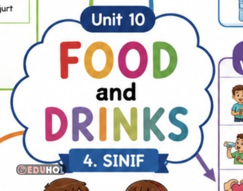 GRADE 4- UNIT 10 FOOD AND DRINKS  TEK SAYFADA TEK UNITE