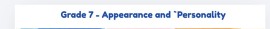 APPEARANCE AND PERSONALITY WORDLIST