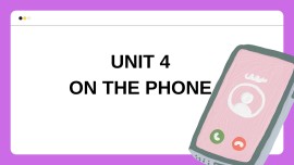 8. SINIF İNGİLİZCE ON THE PHONE SUNUM