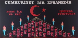 29 Ekim Cumhuriyet Bayramı pano çalışması