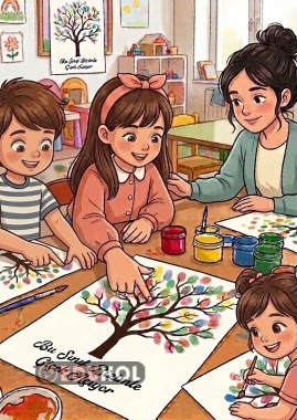 Parmak baskı-uyum haftası etkinliği