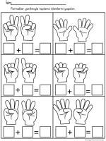 Parmaklar yardımıyla toplama işlemi