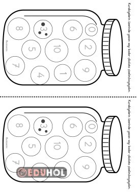 2li sayı kurabiye kavanozu