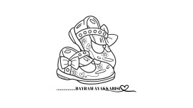 RAMAZAN BAYRAMI BOYAMA-KIZ BAYRAM AYAKKABISI