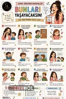 1.Sınıf Öğretmeni Rehberi:BUNLARI YAŞAYACAKSIN!