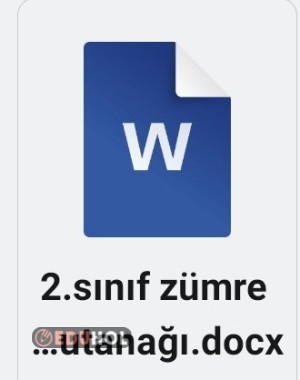 2.SINIF ZÜMRE ÖĞRETMENLER TOPLANTISI TUTANAĞI