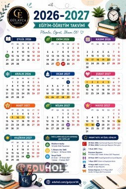 2026-2027 YILLIK ÇALIŞMA TAKVİMİ
