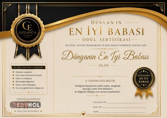 Babalar Günü Sertifikası