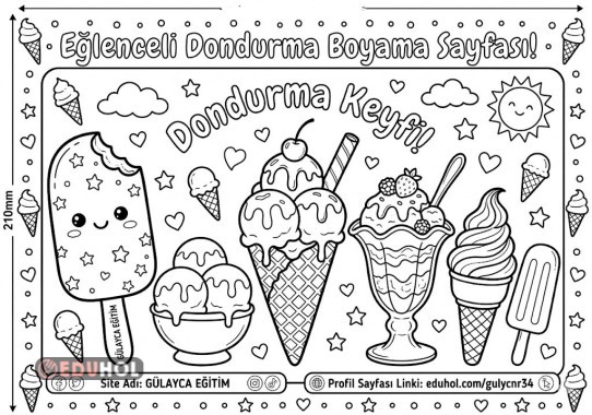 DONDURMA BOYAMA AKTİVİTESİ