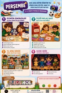 DÖNEM SONU FAALİYET PERŞEMBE