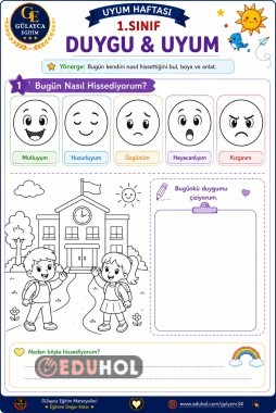 DUYGU VE UYUM/Bugün Nasıl Hissediyorum