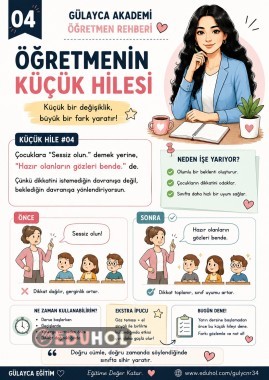 GÜLAYCA ÖĞRETMENİN İPUÇLARI | Öğretmenlere İlham Veren Pratik Fikirler