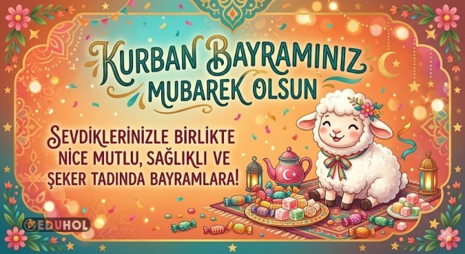 Kurban Bayramı Kutlama Kartı