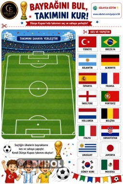🇹🇷 ŞAMPİYONLUK KUTLAMASI – KES & YAPIŞTIR ETKİNLİĞİ