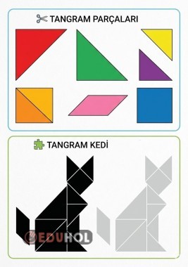 SOSYAL ETKİNLİK KARTLARI TANGRAM 1