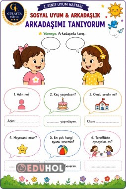 Sosyal Uyum Ve Arkadaşlık/ Arkadaşlık Diyaloğu