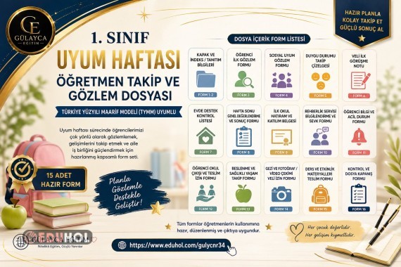 Uyum Haftası Gözlem Formları/ Beslenme Takip Formu