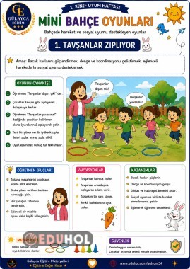 Uyum Haftası Mini Bahçe Oyunları/Tavşanlar Zıplıyor