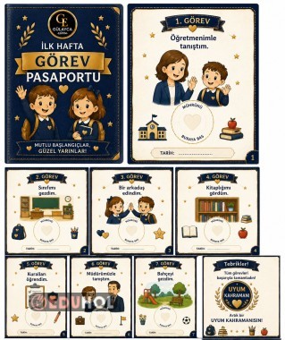 Uyum Haftası ÖĞRETMEN HAZIRLIK DOSYASI/ Görev Pasaportu