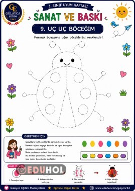 Uyum Haftası Parmak Baskı/Uçuç böceğim