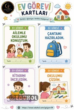UYUM HAFTASI UYGULAMA REHBERİ/EV GÖREVİ KARTLARI