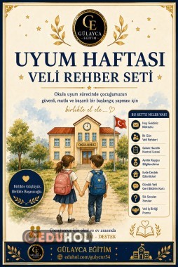 UYUM HAFTASI VELİ REHBER SETİ/Hoşgeldiniz Mektubu