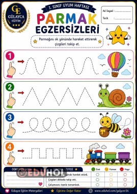 YAZMAYA HAZIRLIK/Parmak Egzersizleri