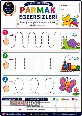YAZMAYA HAZIRLIK/ Parmak Egzersizleri