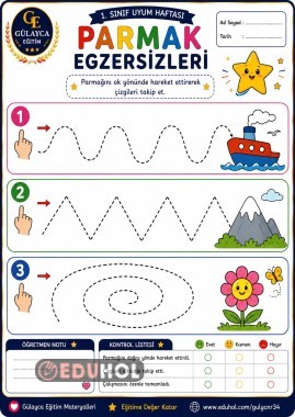 YAZMAYA HAZIRLIK/ Parmak Egzersizleri