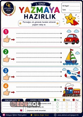 YAZMAYA HAZIRLIK/ yatay çizgiler