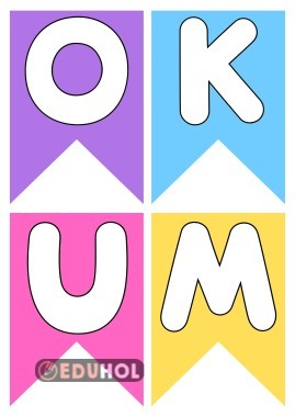 Okuma Bayramı Hatırası Pano Yazısı