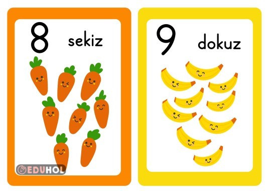 0’DAN 20'YE KADAR SAYILAR PANO