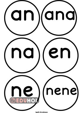 ANETİL HECE VE KELİMELER