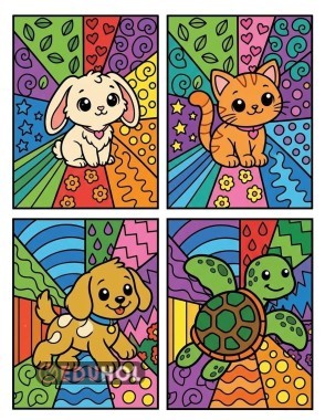 4 Ekim Hayvanları Koruma Günü Mandala Etkinliği