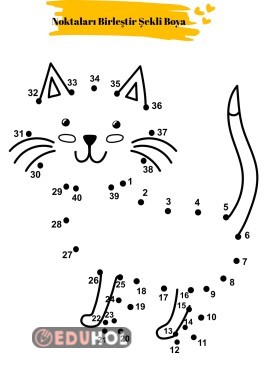 Noktalar ve Sayıları Birleştirme 10 Sayfa
