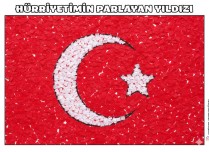 Gökyüzünün En Güzel Süsü Bayrağım Boyama Sayfaları